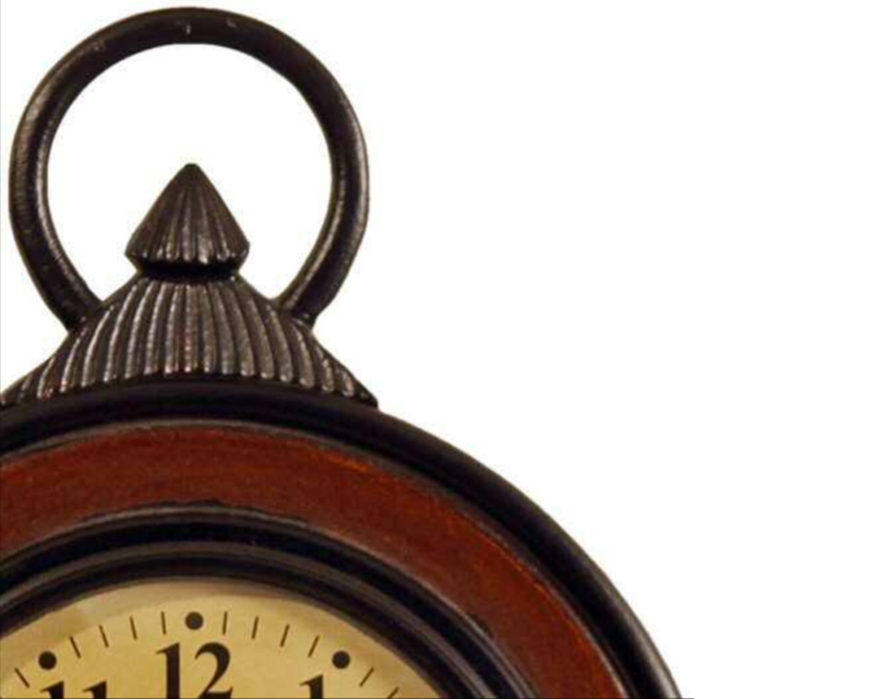 懐中時計のデザインのウォールクロック